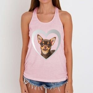 Chihuahua Cute Funny Gift Chihuahua Dog Chihuahua Funny Gift Women's Knotted Racerback Tank