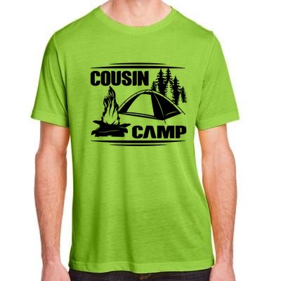 Cousin Camp Family Camping Summer Vacation Crew Family Trip Gift Adult ChromaSoft Performance T-Shirt