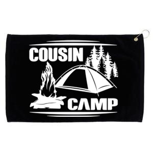 Cousin Camp Family Camping Summer Vacation Crew Family Trip Gift Grommeted Golf Towel