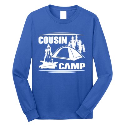 Cousin Camp Family Camping Summer Vacation Crew Family Trip Gift Long Sleeve Shirt