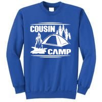 Cousin Camp Family Camping Summer Vacation Crew Family Trip Gift Sweatshirt