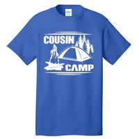 Cousin Camp Family Camping Summer Vacation Crew Family Trip Gift Tall T-Shirt