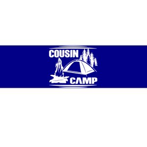 Cousin Camp Family Camping Summer Vacation Crew Family Trip Gift Bumper Sticker