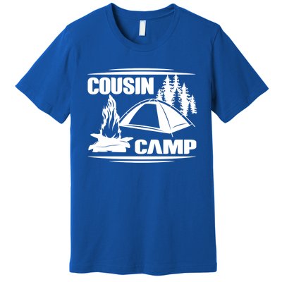 Cousin Camp Family Camping Summer Vacation Crew Family Trip Gift Premium T-Shirt