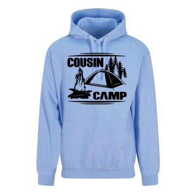 Cousin Camp Family Camping Summer Vacation Crew Family Trip Gift Unisex Surf Hoodie