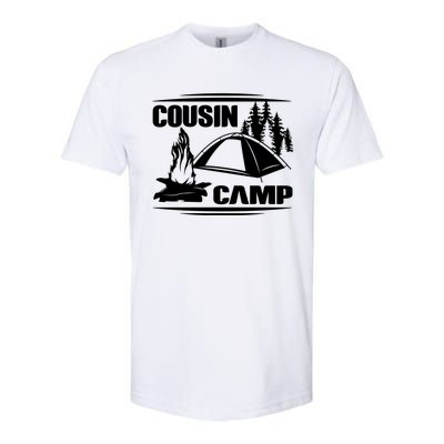 Cousin Camp Family Camping Summer Vacation Crew Family Trip Gift Softstyle CVC T-Shirt