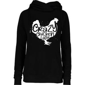 Cute Chicken Farmer Gift Funny Crazy Chicken Lady For Mom Womens Funnel Neck Pullover Hood