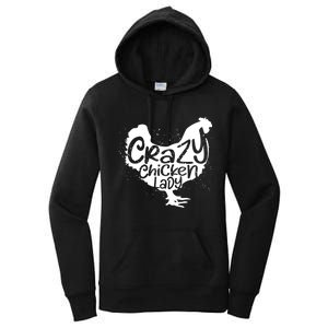 Cute Chicken Farmer Gift Funny Crazy Chicken Lady For Mom Women's Pullover Hoodie