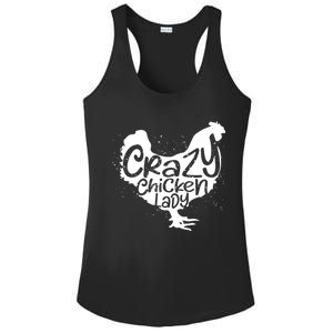 Cute Chicken Farmer Gift Funny Crazy Chicken Lady For Mom Ladies PosiCharge Competitor Racerback Tank