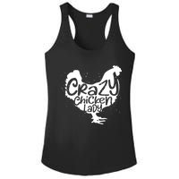 Cute Chicken Farmer Gift Funny Crazy Chicken Lady For Mom Ladies PosiCharge Competitor Racerback Tank