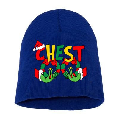 Chestnuts Christmas Family Matching Couples Chest Nuts Xmas Short Acrylic Beanie