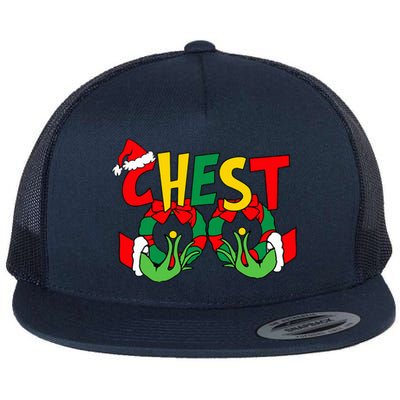 Chestnuts Christmas Family Matching Couples Chest Nuts Xmas Flat Bill Trucker Hat