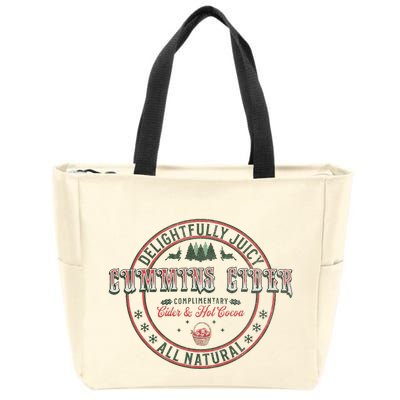 Cummins Cider Funny Adult Humor Inappropriate Sarcasm Zip Tote Bag