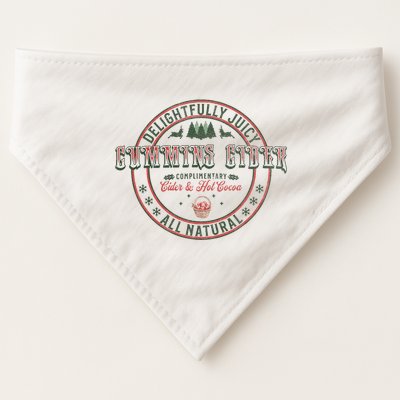 Cummins Cider Funny Adult Humor Inappropriate Sarcasm USA-Made Doggie Bandana