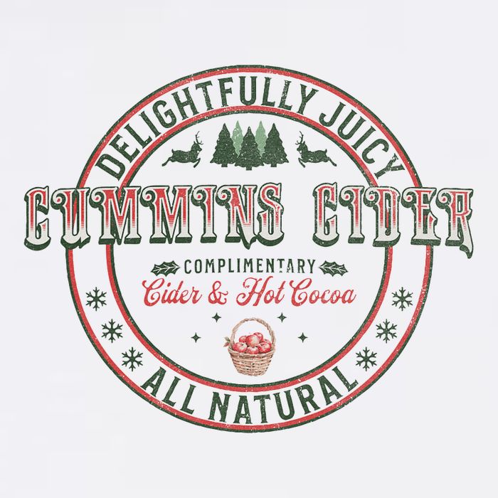 Cummins Cider Funny Adult Humor Inappropriate Sarcasm Cooling Performance Crew T-Shirt
