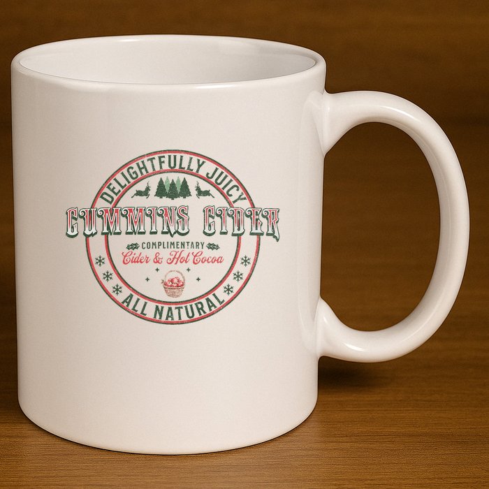 Cummins Cider Funny Adult Humor Inappropriate Sarcasm 11oz C Handle Ceramic Mug