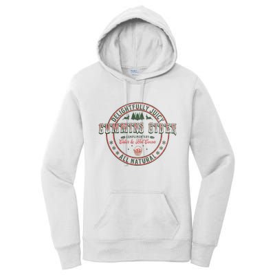 Cummins Cider Funny Adult Humor Inappropriate Sarcasm Women's Pullover Hoodie