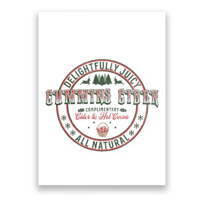Cummins Cider Funny Adult Humor Inappropriate Sarcasm Poster