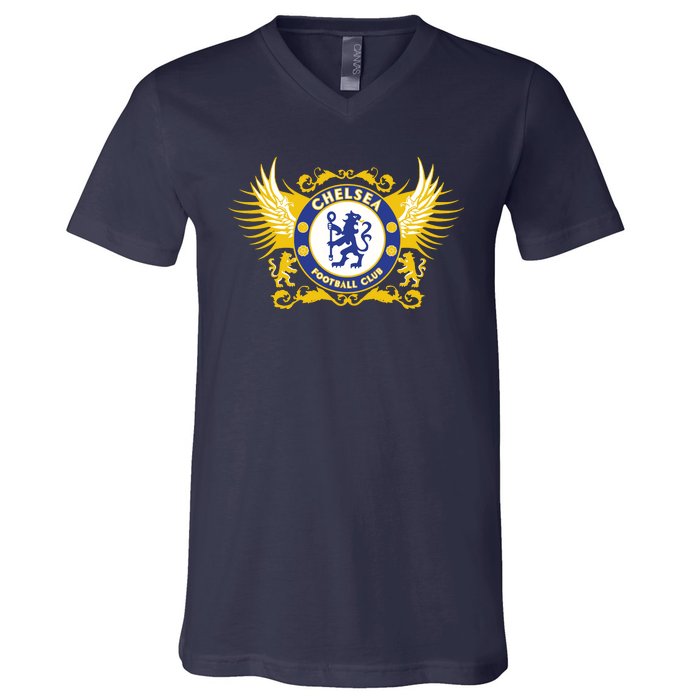 Cool Chelsea Football Club Soccer V-Neck T-Shirt