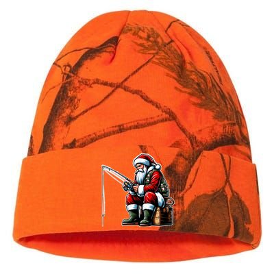 Christmas Costume Fisherman Fishing Funny Cool Santa Xmas Kati Licensed 12" Camo Beanie