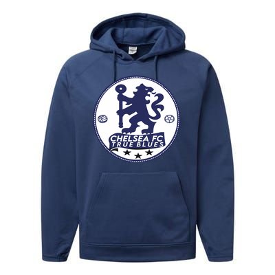 Cool Chelsea Fc True Blue Football Soccer Team Performance Fleece Hoodie