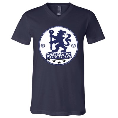 Cool Chelsea Fc True Blue Football Soccer Team V-Neck T-Shirt