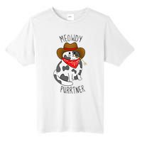 Cowboy Cat Funny Meowdy Purrtner Western Sarcastic Partner Tall Fusion ChromaSoft Performance T-Shirt