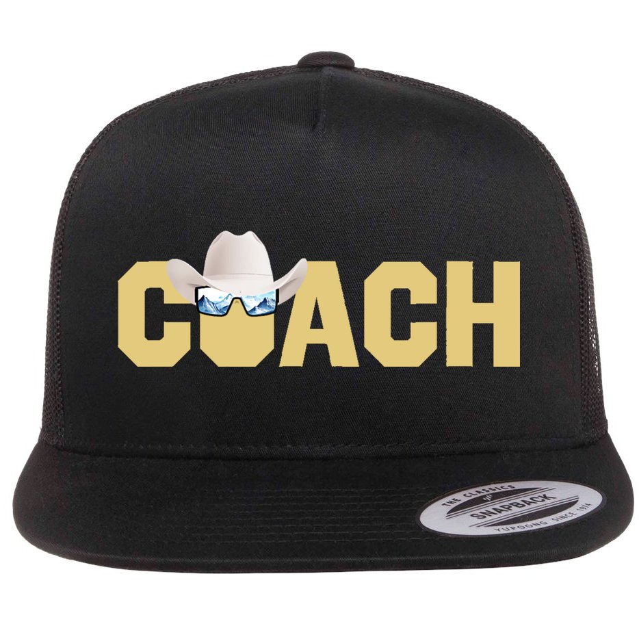Coach Colorado Football Coach Design Flat Bill Trucker Hat