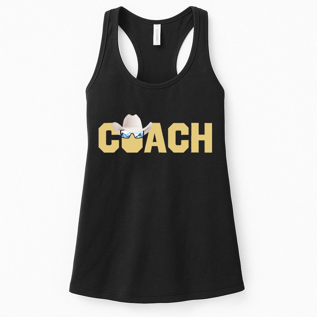 Coach Colorado Football Coach Design Womens Tank Top