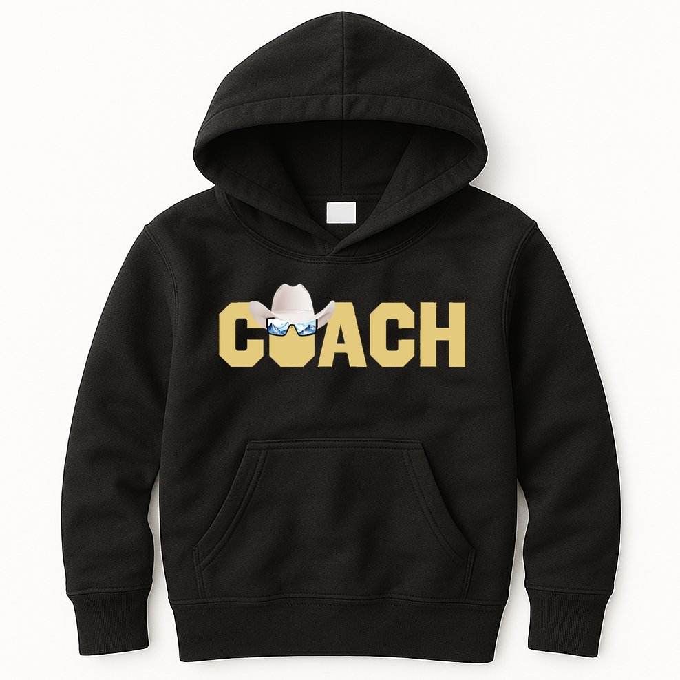 Coach Colorado Football Coach Design Kids Hoodie