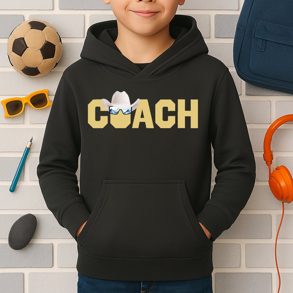 Coach Colorado Football Coach Design Kids Hoodie