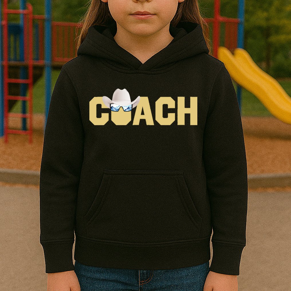Coach Colorado Football Coach Design Kids Hoodie
