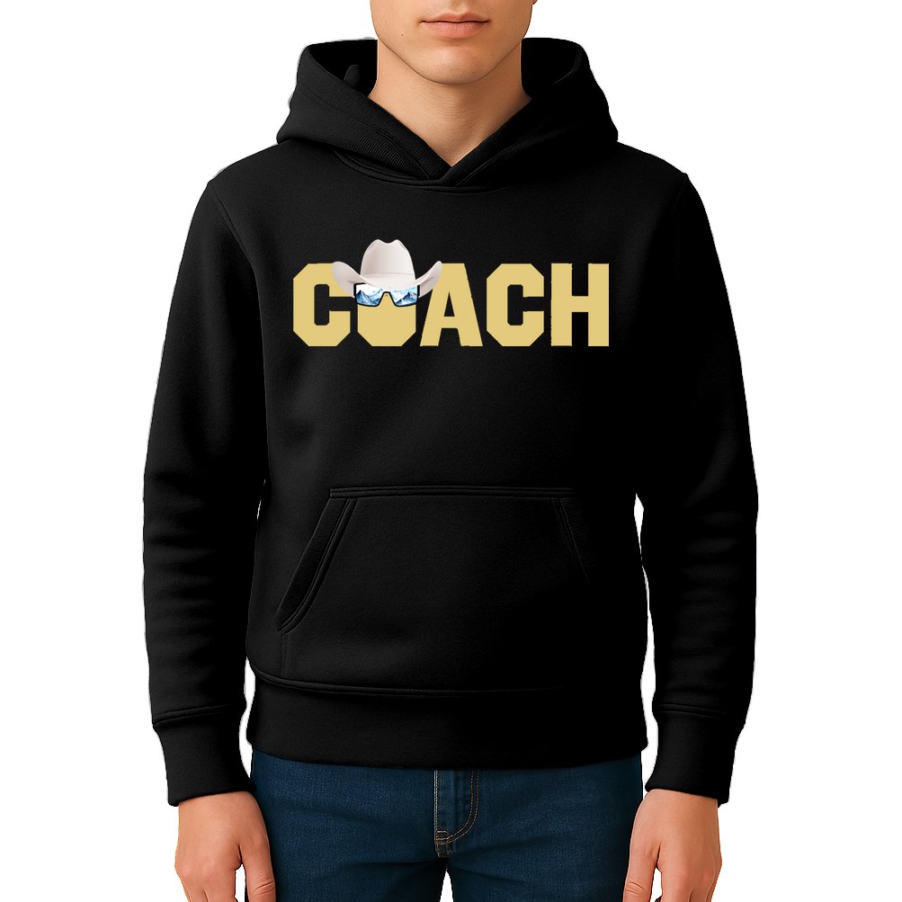 Coach Colorado Football Coach Design Kids Hoodie