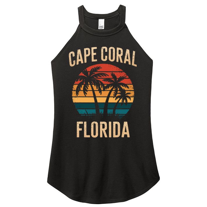Cape Coral Florida Vacation Souvenirs  Women's Perfect Tri Rocker Tank