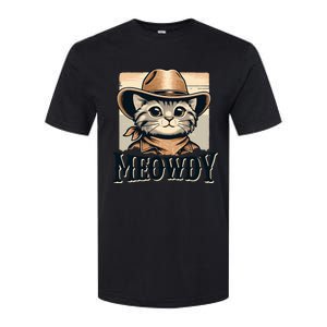 Cat Cowboy Funny Mashup Meowdy Western Country Music Cat Softstyle CVC T-Shirt