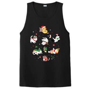 Christmas Cats Funny All Kinds Of Cats Attitude Xmas PosiCharge Competitor Tank