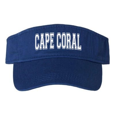 Cape Coral Fl Florida Usa Vintage Sports Varsity Style Gift Visor