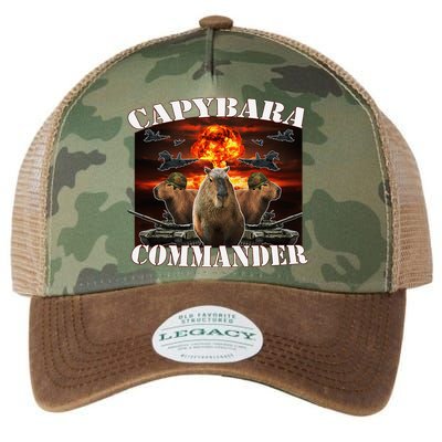 Capybara Commander Funny Capybara Warrior Legacy Tie Dye Trucker Hat