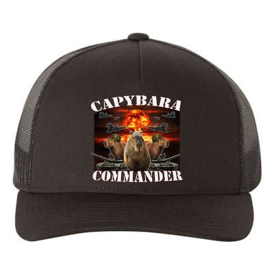 Capybara Commander Funny Capybara Warrior Yupoong Adult 5-Panel Trucker Hat