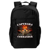 Capybara Commander Funny Capybara Warrior Backpack