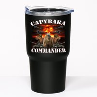 Capybara Commander Funny Capybara Warrior Tumbler
