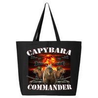 Capybara Commander Funny Capybara Warrior 25L Jumbo Tote