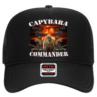 Capybara Commander Funny Capybara Warrior Trucker Hat