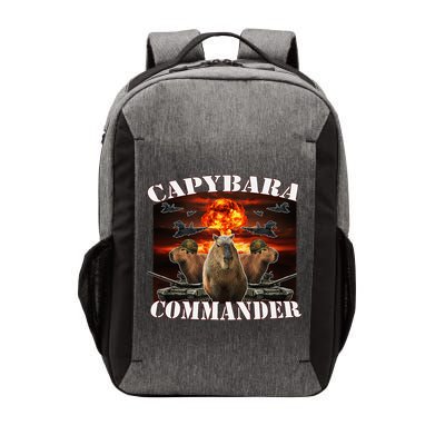 Capybara Commander Funny Capybara Warrior Vector Backpack