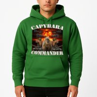 Capybara Commander Funny Capybara Warrior Hoodie