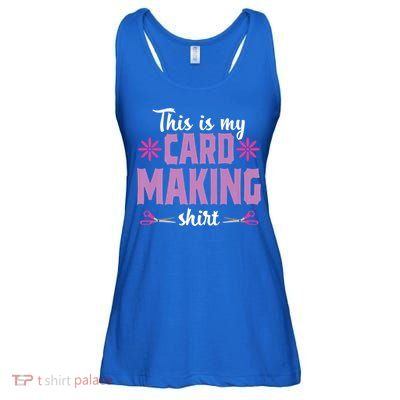 Cardmaking Crafting Funny Hobby Scrapbooking Gift Ladies Essential Flowy Tank