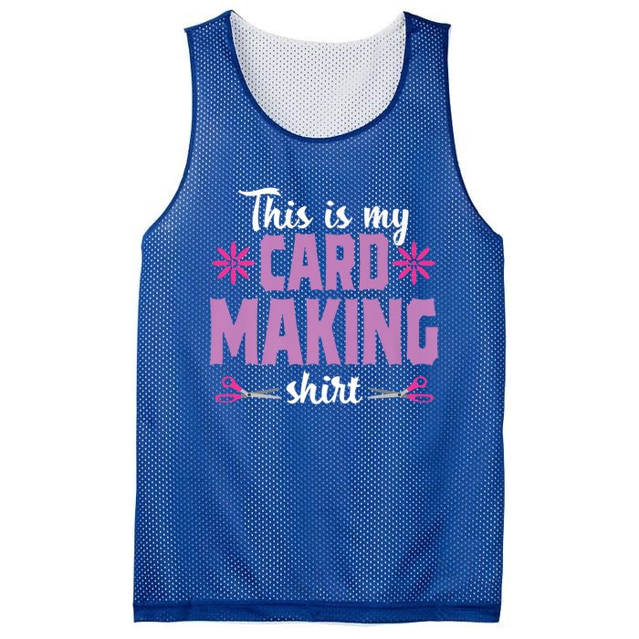 Cardmaking Crafting Funny Hobby Scrapbooking Gift Mesh Reversible Basketball Jersey Tank