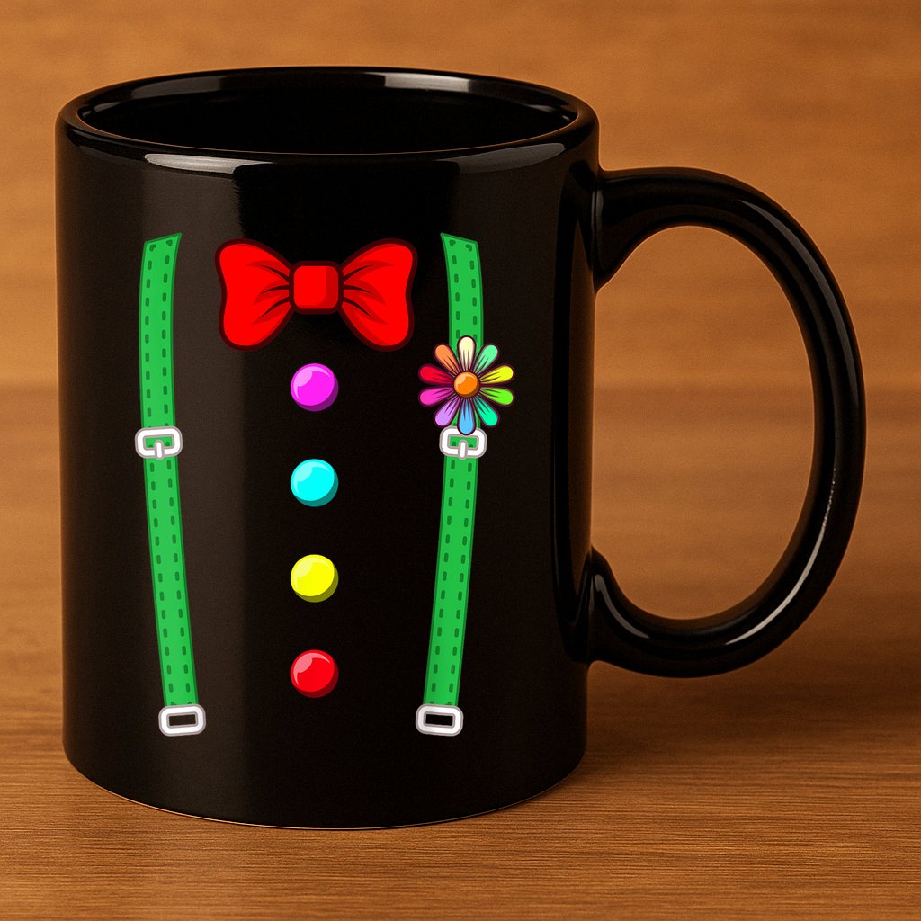 Clown Costume Funny Circus Halloween Costumes 11oz C Handle Ceramic Mug