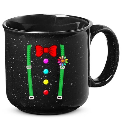Clown Costume Funny Circus Halloween Costumes 15oz Campfire Ceramic Mug