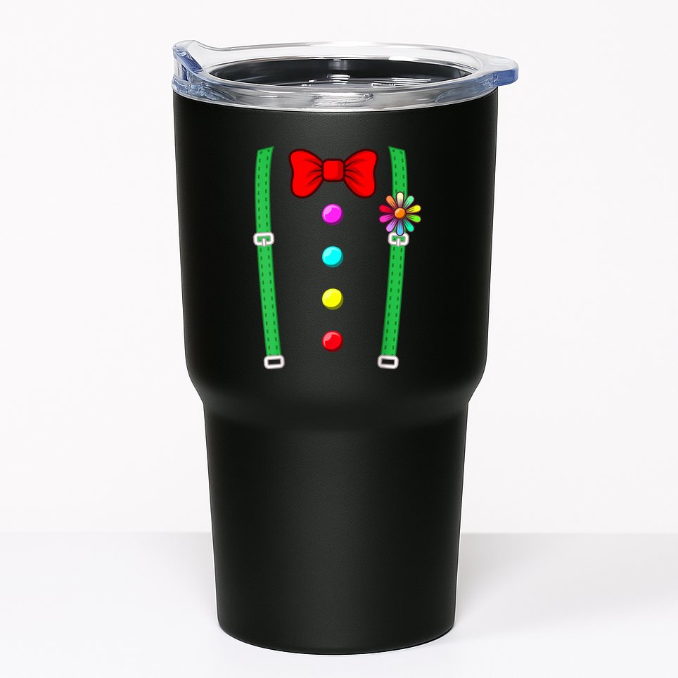 Clown Costume Funny Circus Halloween Costumes Tumbler